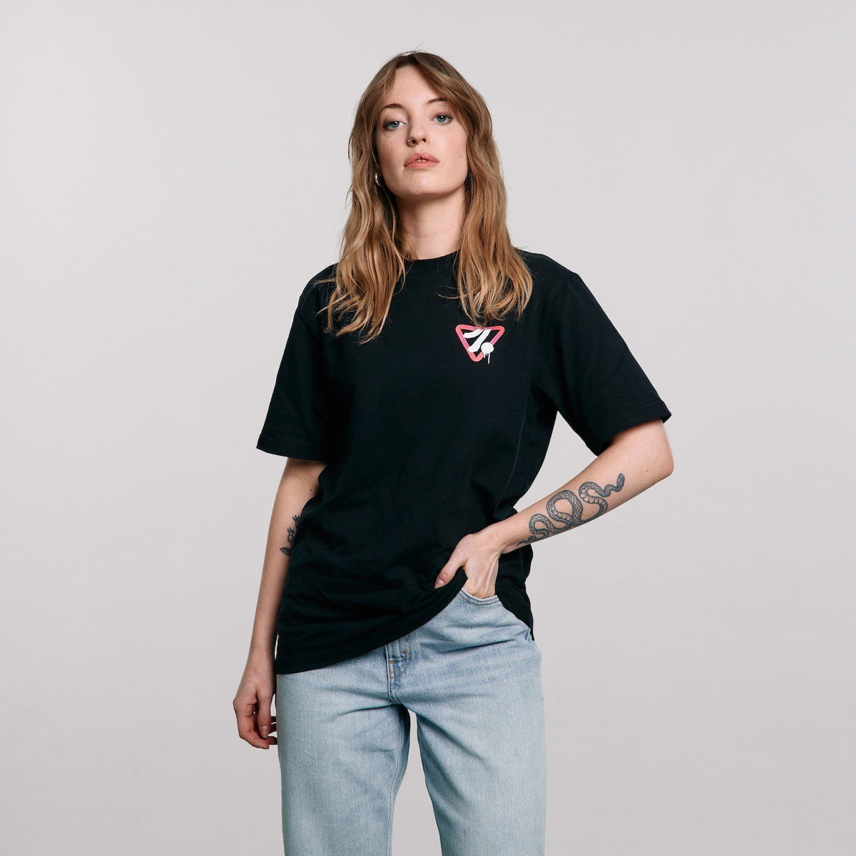 No Borders Black Tee T-Shirt OneFootball Store 