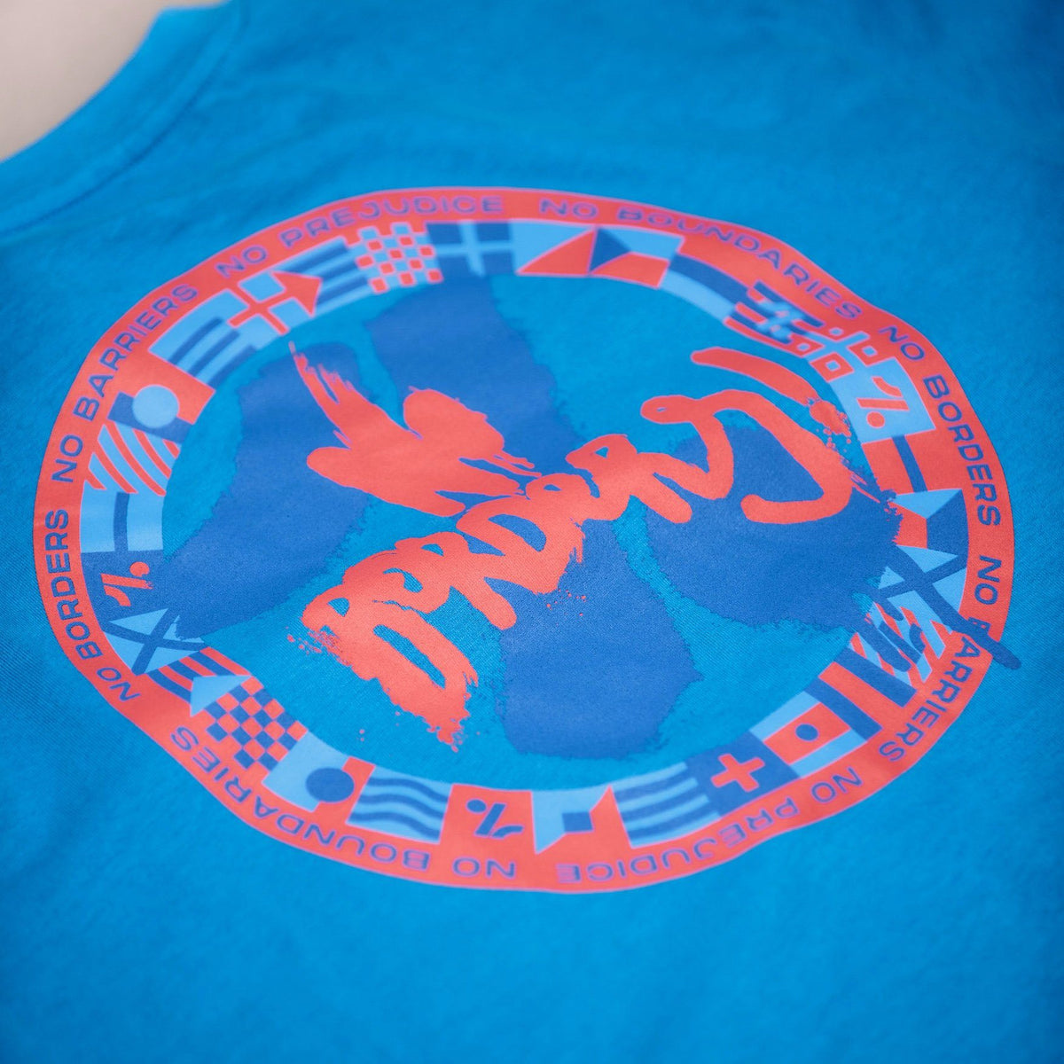No Borders Blue Tee T-Shirt OneFootball Store 