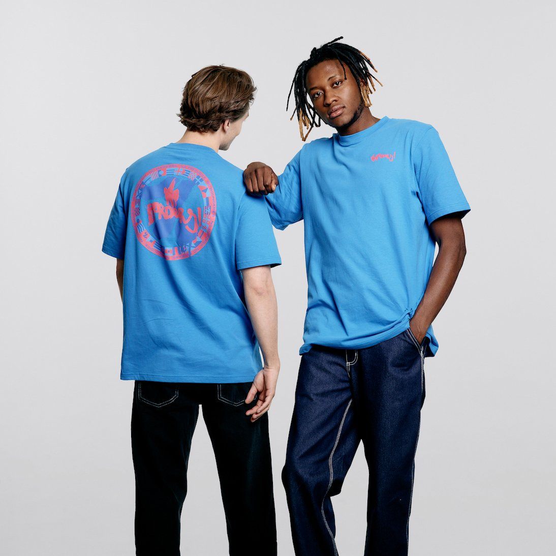 No Borders Blue Tee T-Shirt OneFootball Store 