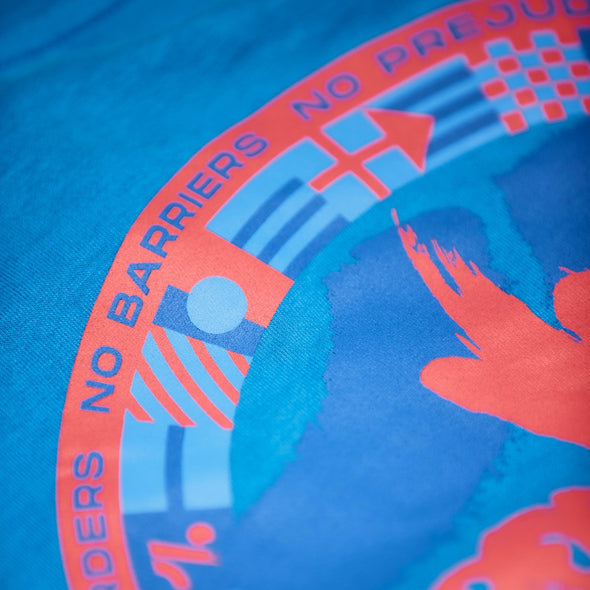 No Borders Blue Tee T-Shirt OneFootball Store 